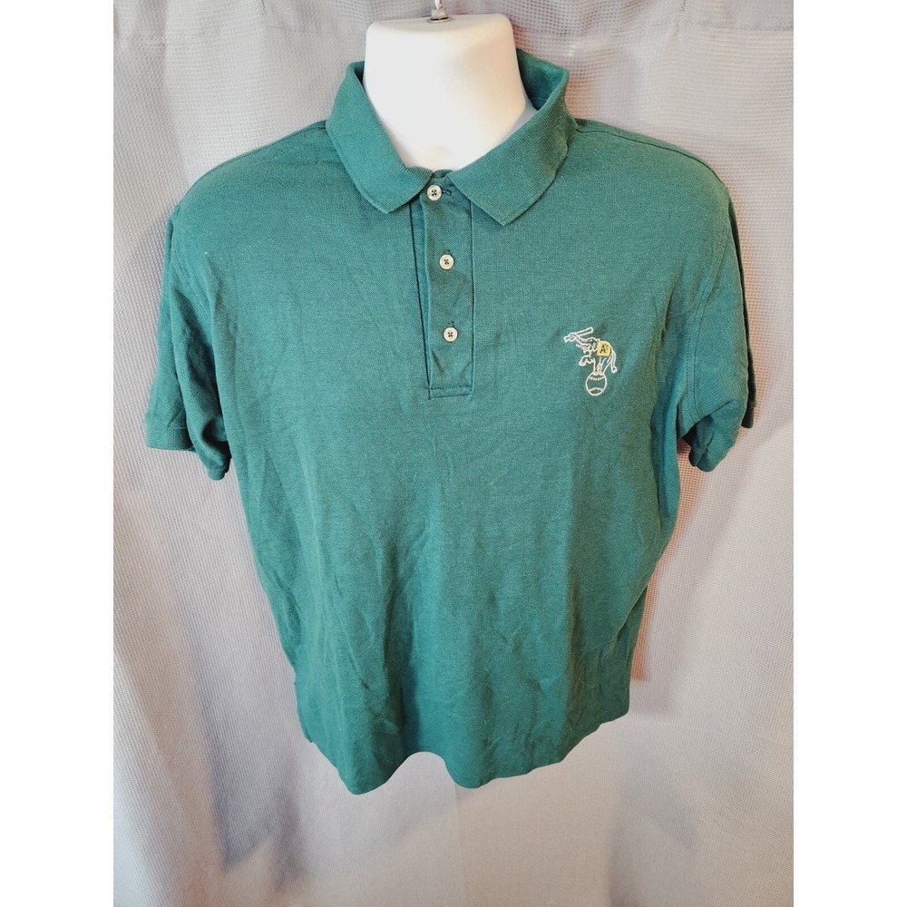 Vtg Oakland Las Vegas A's Athletics Starter Polo XL Polo MLB Elephant‎ Stomper